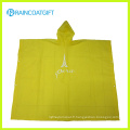 Custom Paris Logo Printing Poncho de pluie en PVC